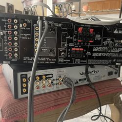 Vocal Pro2 Mixer DA-2050k, Vocal Pro2 WM-795v Microphone Receiver, JVC Receiver RX-6000v