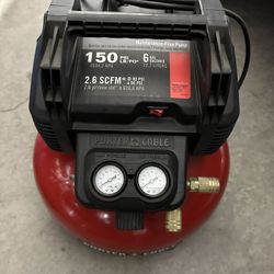 Porter-Cable 0.8 HP 6 Gallon Oil-Free Pancake Air Compressor