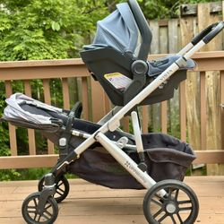 Uppa Baby Vista Car Seat And Stroller