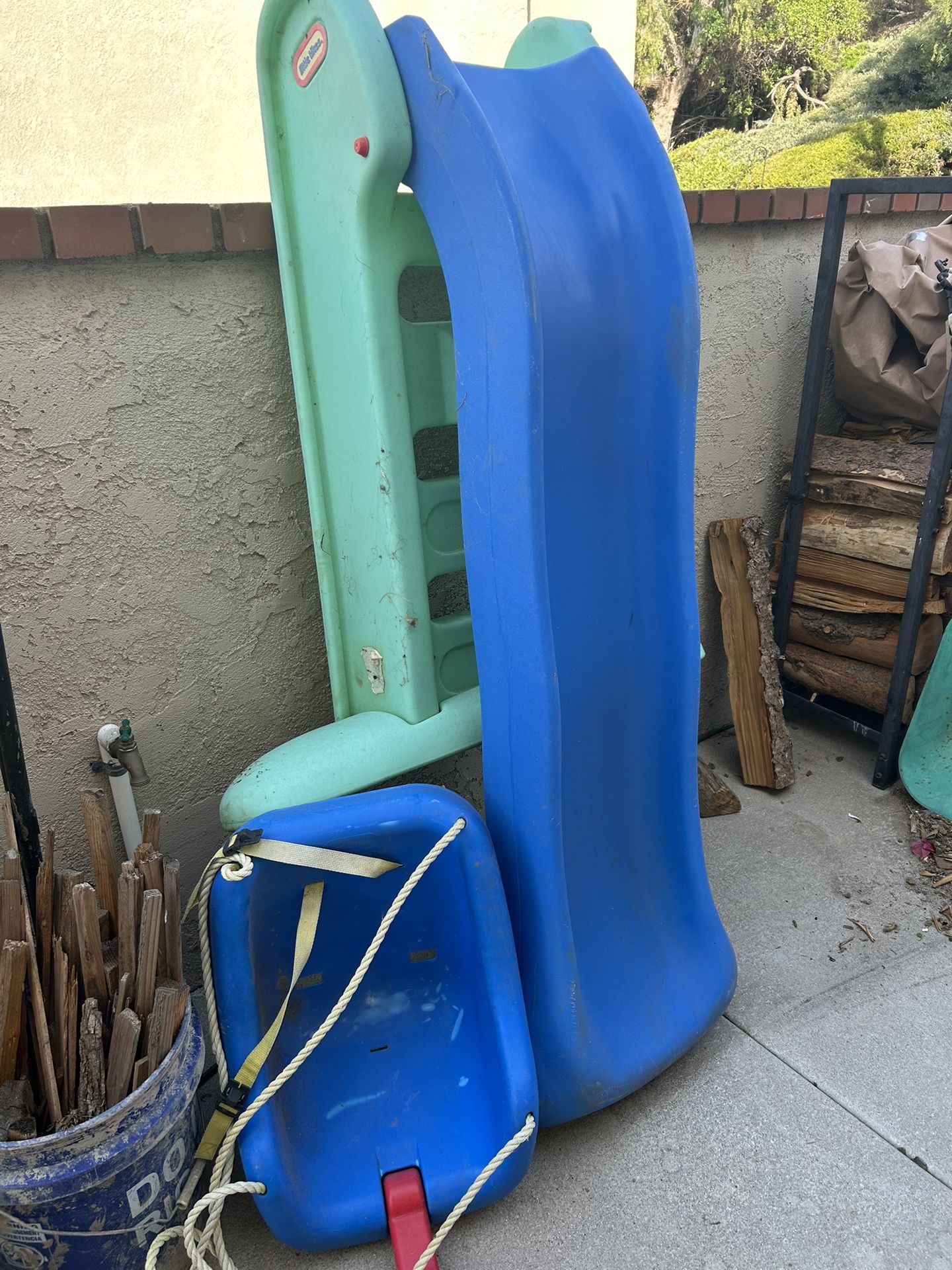 Set of Little Tikes Large Slide & Swing