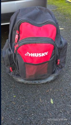 Husky Tool Backpack 18" With Heavy Duty Waterproof Bottom