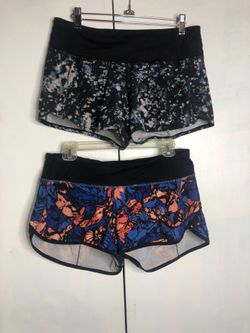 Lululemon Bundle Of 2 Shorts Size 6