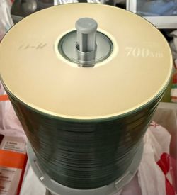 New 90 disc Sony CD-R 700MB & 35 dics TDK DVD-R dics