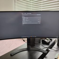 LG 34UC88 34" Curved Dual HDMI 3440 X 1440 Ultrawide Monitor