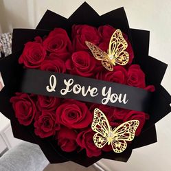 Red Bouquet I Love You