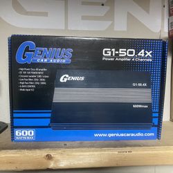 New Genius Audio 4-Channel Car Amplifier $160 each  