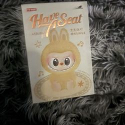 Authentic Pop mart Labubu Have A Seat “Baba” 