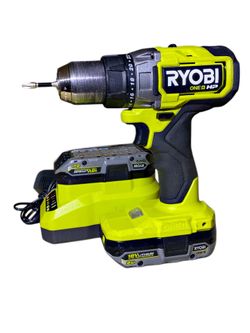 Ryobi one HP+ brushless drill kit with 2 batteries and charger