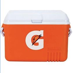 Brand new Gatorade 48 Quart Orange and White Cooler