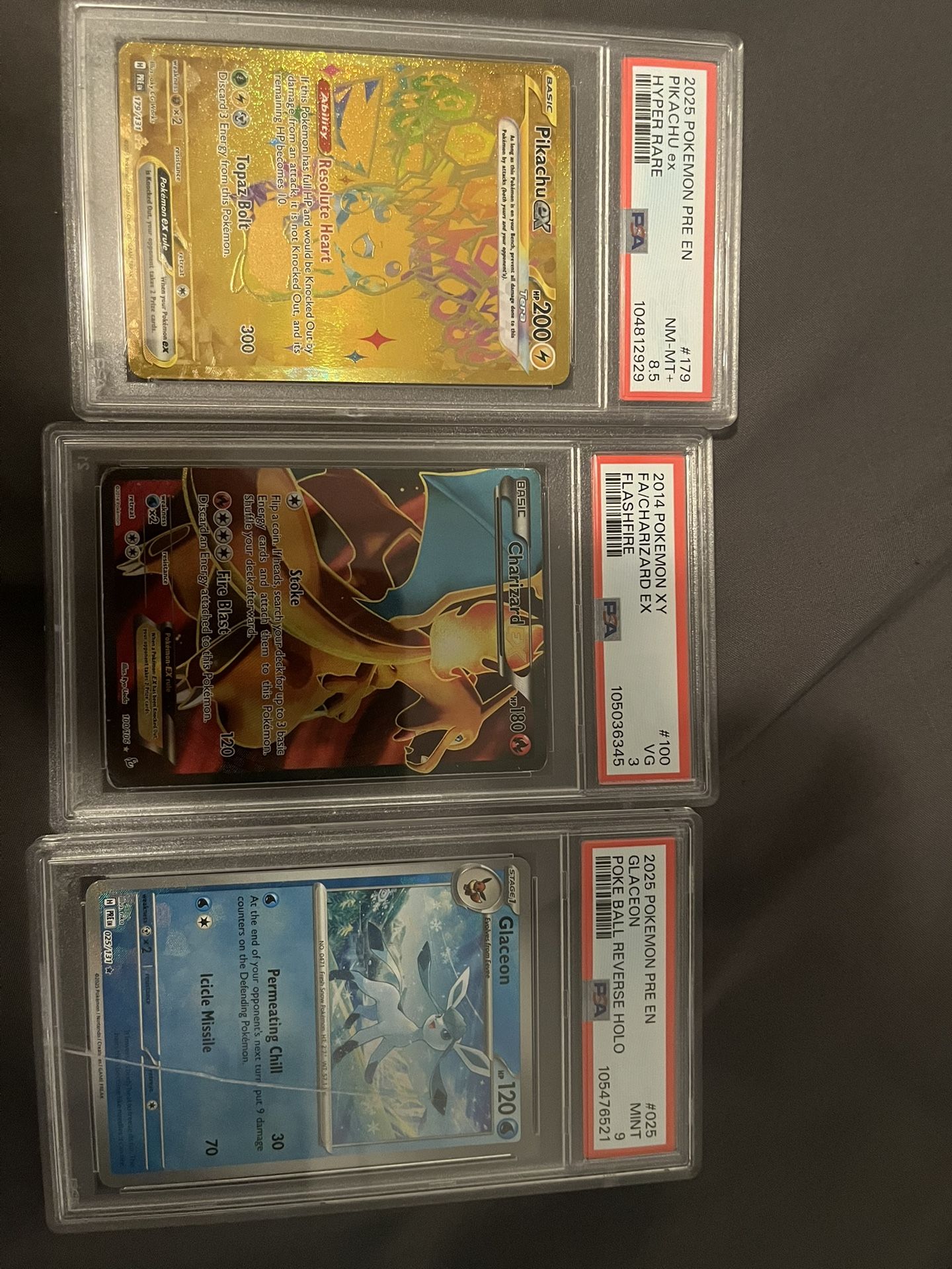 Pokemon Graded Slabs