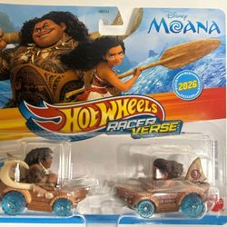 New - 2026 Hot Wheels RACER VERSE Disney MOANA (2-pack)