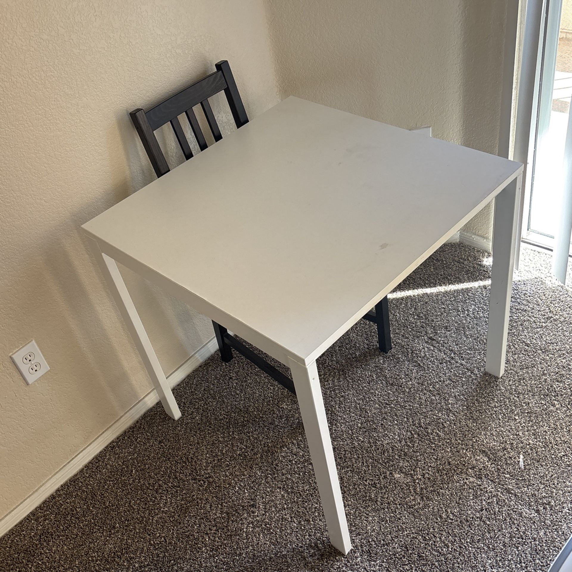 White IKEA Table