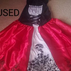 USED VER. Little Red Riding Hood Costume With Cape  