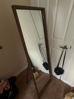 Full Length Floor Mirror with Standing Easel