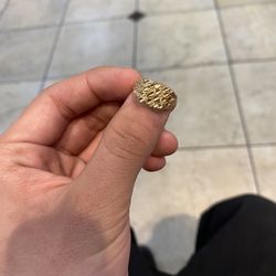2 Gram Gold Nugget Ring 10k Size 7