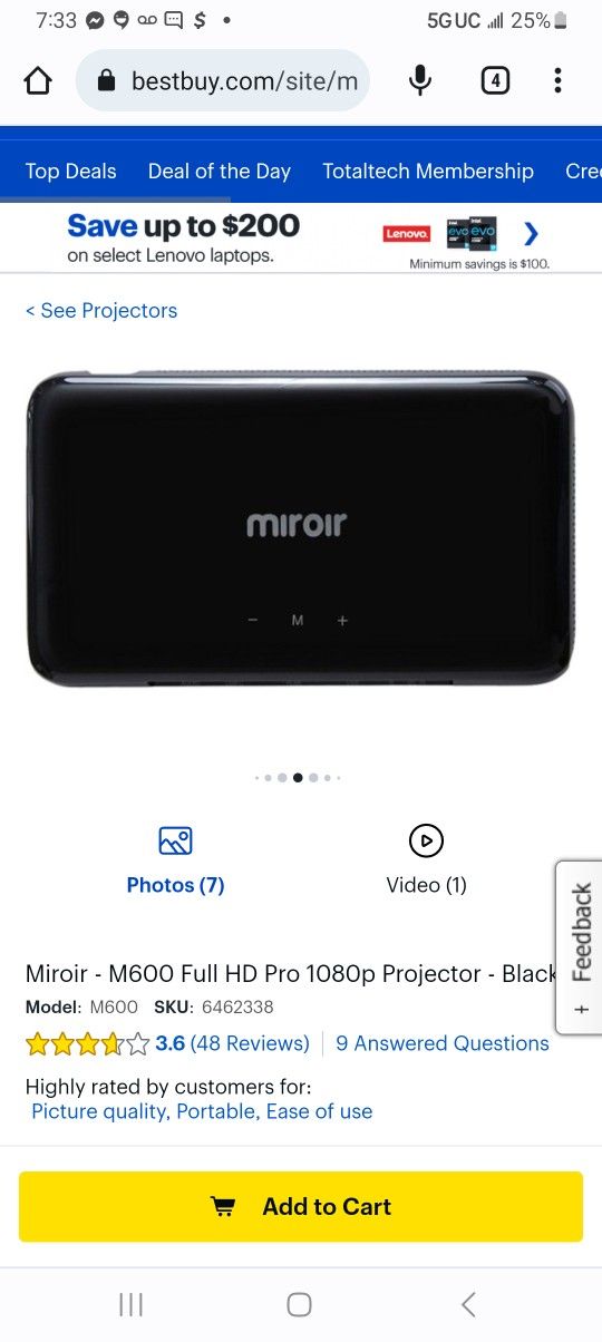 Miroir Pro Projector