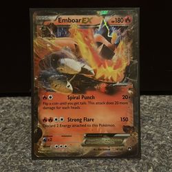 Emboar EX Pokémon Card