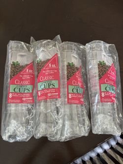 Coffee Cups Clear Plastic