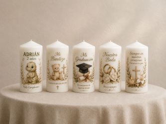 Handmade Personalized Candles for Events & Gifts