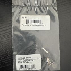 Zama RB-34 carburetor rebuild kit