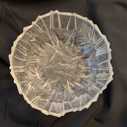 Hoya Corp Brutalist Crystal Bowl