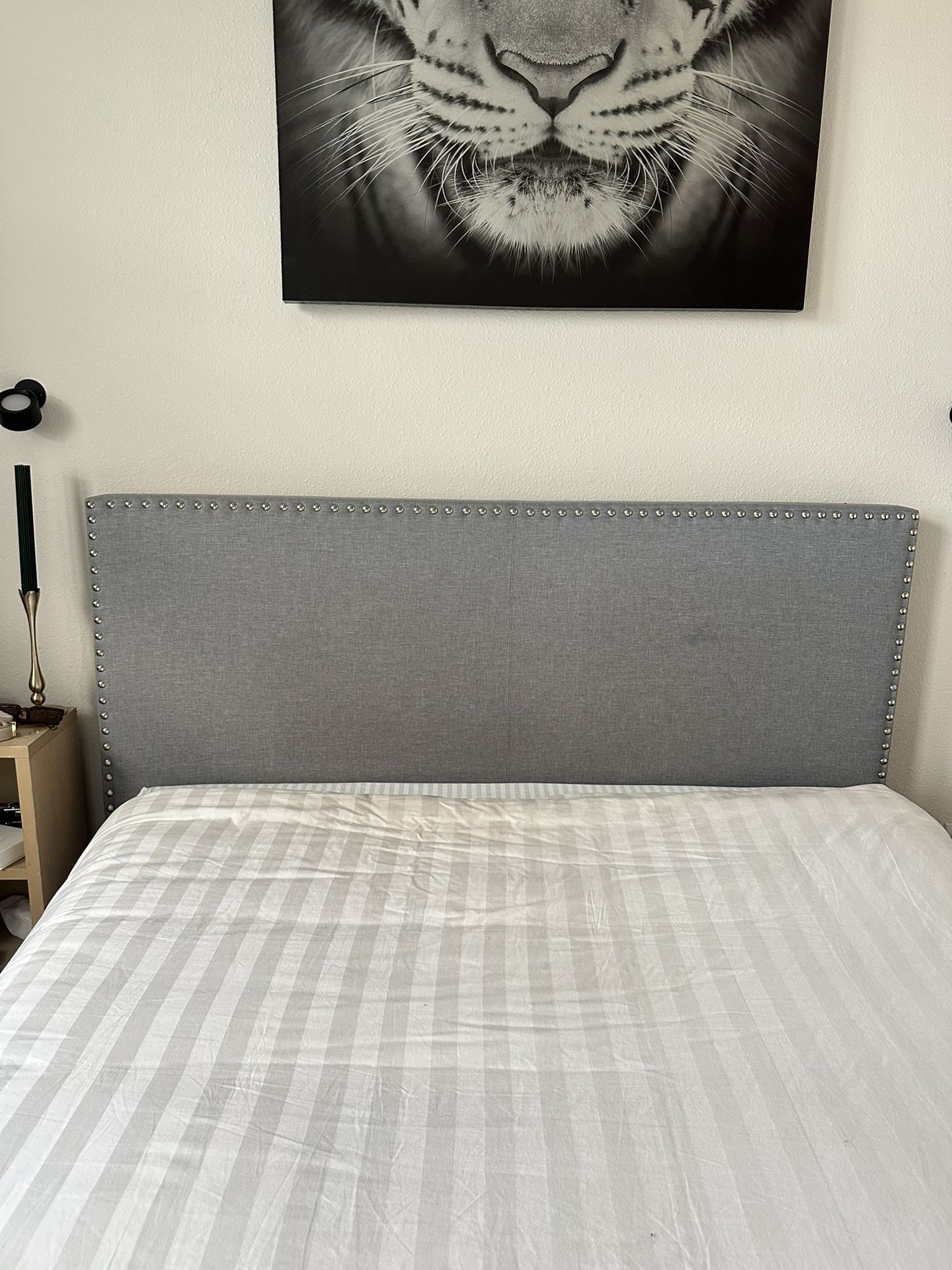 Gray Queen Bed Frame