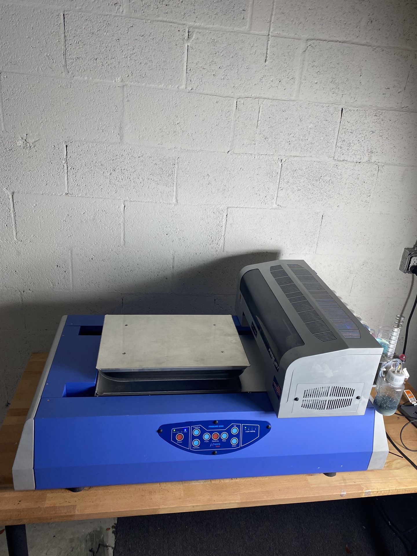 Omniprint freejet 330tx Dtg Printer and King cobra pretreat machine