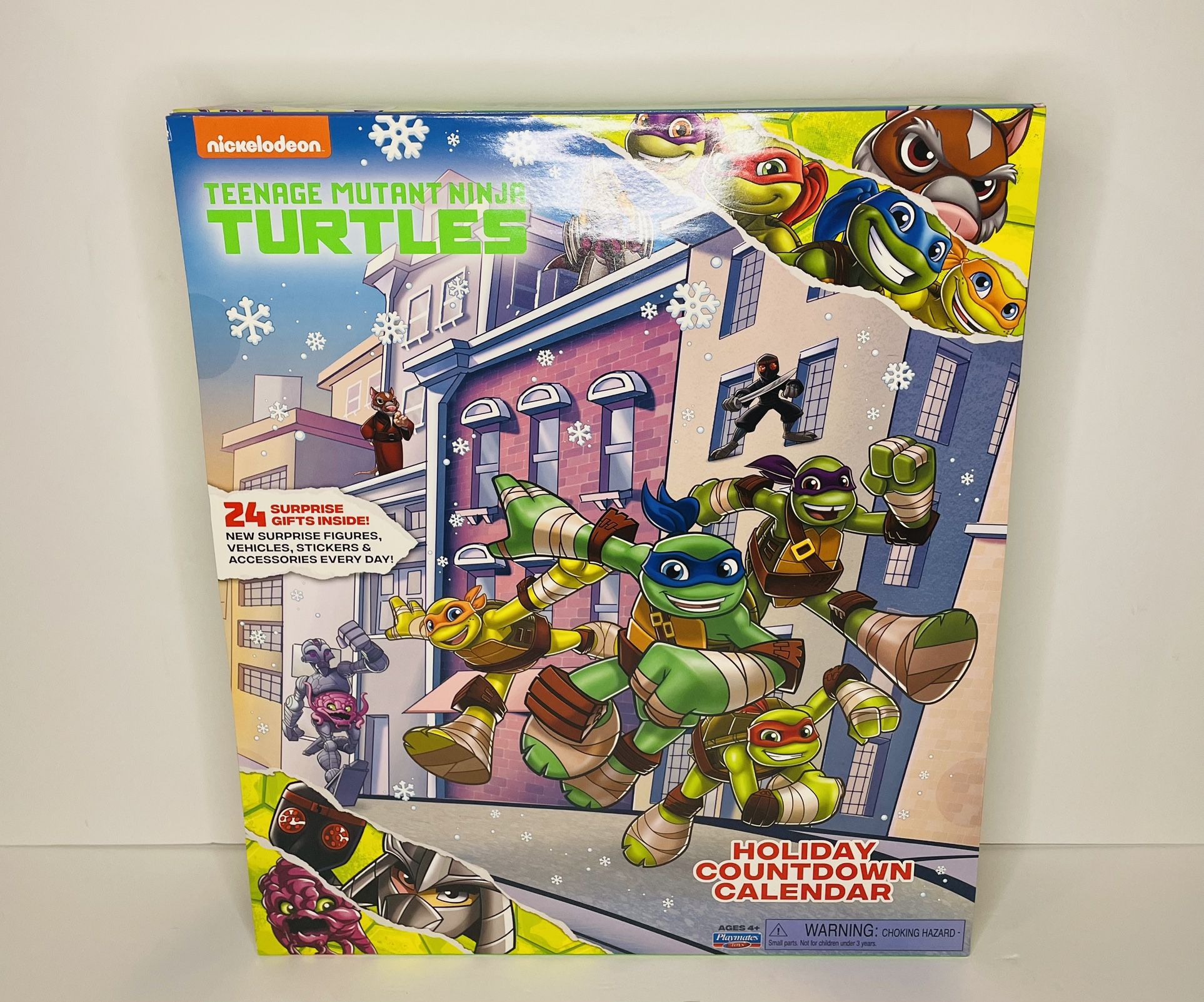 Teenage Mutant Ninja Turtles Holiday Countdown Advent Calendar Playmate Toys NEW