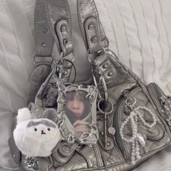 Silver angel Kiss Bag 