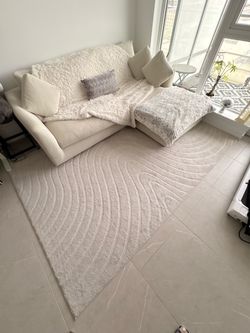 Large Cream Area Rug