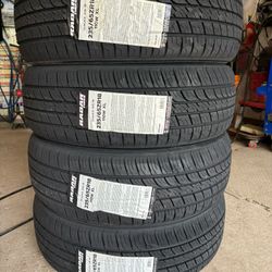 (4) - 235/65/18 Radar Dimax AS-8 Tires