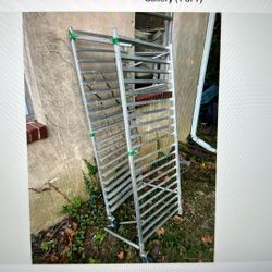 One Set Aluminum Bakers Rack 20 Pan Tier