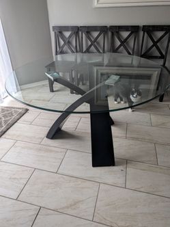 Glass kitchen /dining table