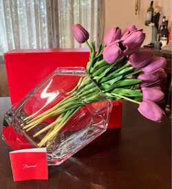 Baccarat Crystal 10” Octogone Vase