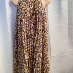 Purple Yellow Dress New