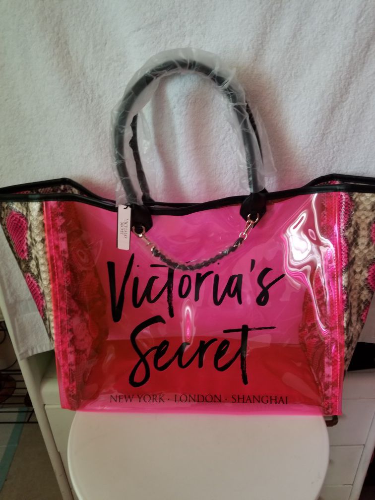 victoria secret pink beach bag