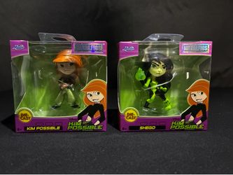Kim Possible or Shego Metalfigs 2.5” Die-Cast Figure
