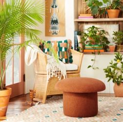 Maddalena Mushroom Stool Rust - Opalhouse designed with Jungalow