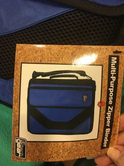Binder -  Multi Purpose Zipper Binder