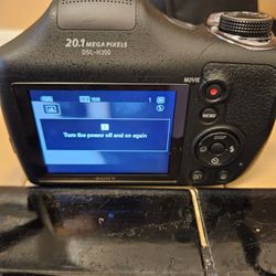 Sony Cybershot Camera And Bag 