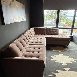 Joybird Elliot Sectional Sleeper Sofa