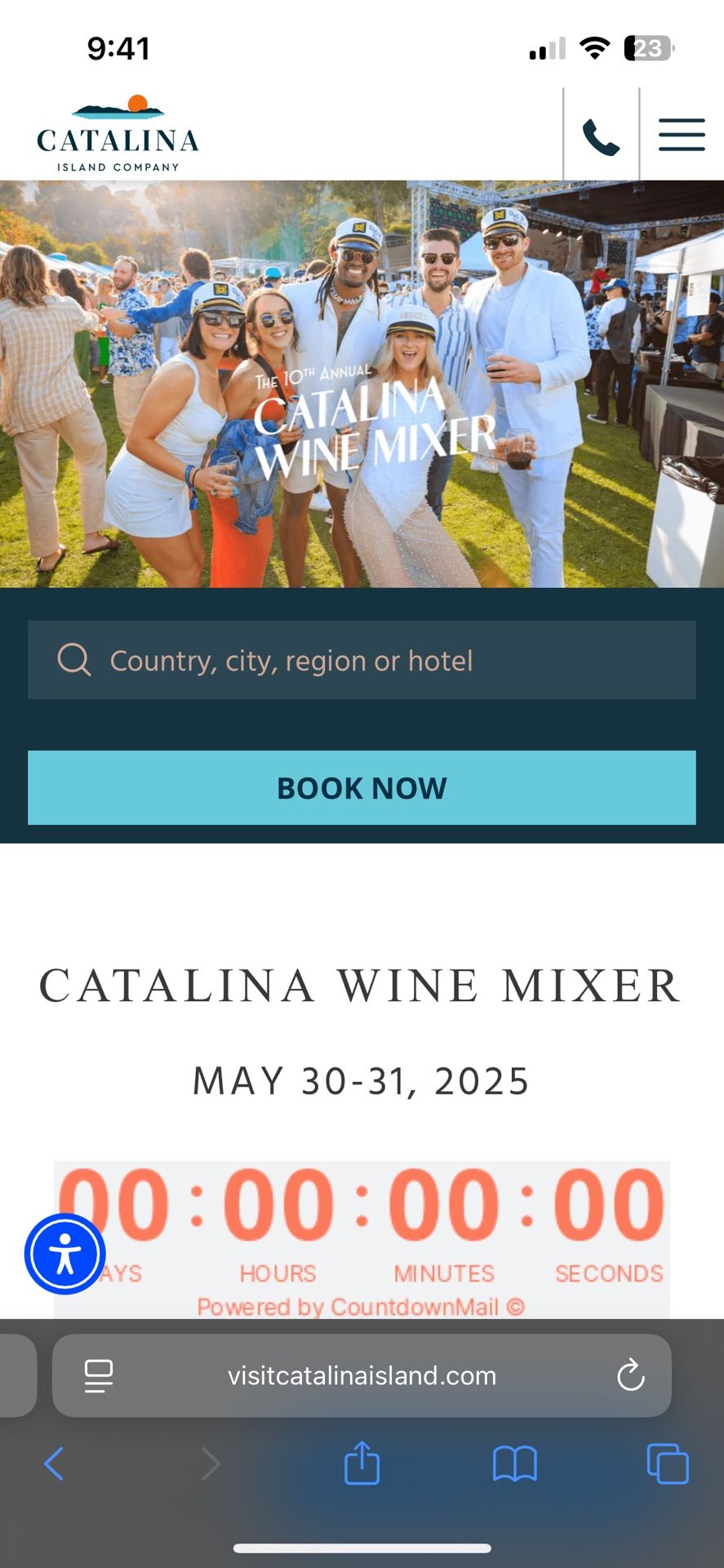 2 Tickets To Catalina wine Mixer + Ferry