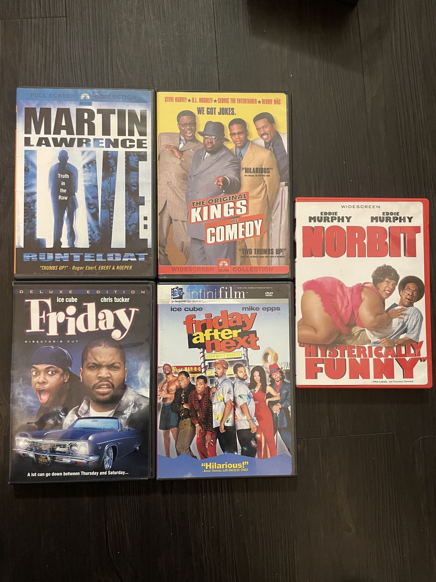 Comedy Movie Bundle (5 DVDs) – Friday, Norbit, The Original Kings of Comedy