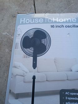 16 inch oscillating pedestal fan new