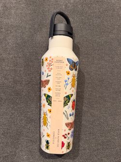 Rifle Paper Co. x Corkcicle 20 oz Sport Canteen – Garden Party – Brand New