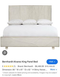 Bernhardt Alvarez King  Panel Bed