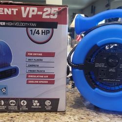B-Air 1/4 HP Air Mover Blower Fan 