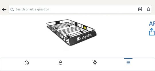 Arksen Roof Rack Cargo Basket