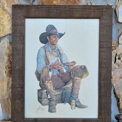 Baked beans And Beer” Framed Art By Gordon Snidow 1981