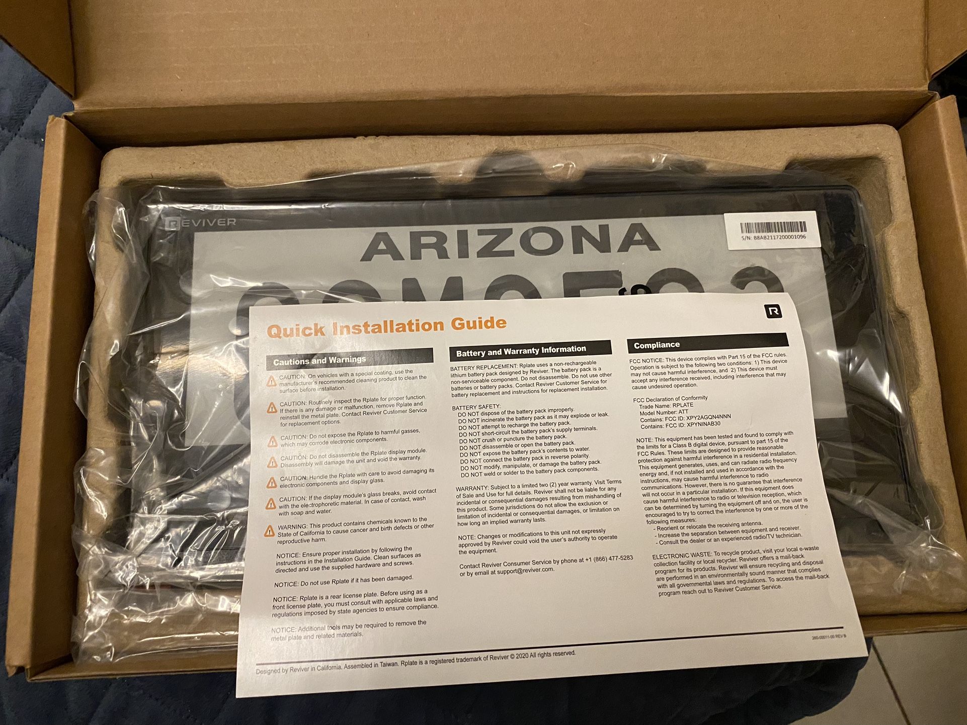 az-digital-license-plate-for-sale-in-glendale-az-offerup